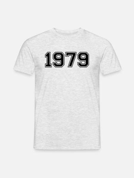 1979 - Männer T-Shirt - Grau meliert