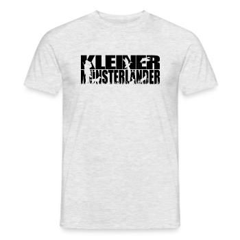 KLEINER MÜNSTERLÄNDER Jagdhund Wilsigns Jagdhunde - Männer T-Shirt - Grau meliert - Vorne - AI Model Male 178 dark (178cm)