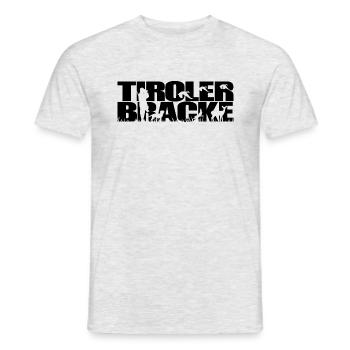 TIROLER BRACKE Hunting Dog Wilsigns Hunting Dogs Hunters - Men's T-Shirt - heather grey - Front - AI Model Male 178 dark (178cm)