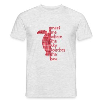 turtle - Männer T-Shirt - Grau meliert - Vorne - AI Model Male 178 dark (178cm)