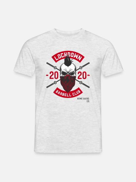 Lockdown Barbell Club - Men's T-Shirt - heather grey
