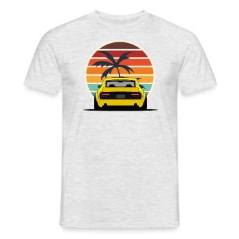 JDM CLASSIC CAR - Men's T-Shirt - heather grey - Front - AI Model Male 178 dark (178cm)