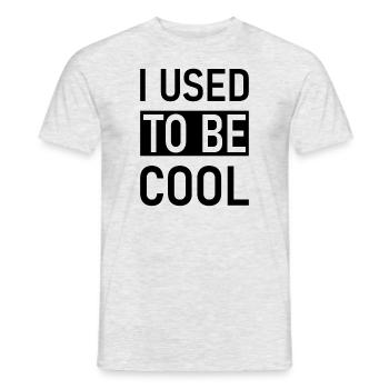 J’avais l’habitude d’être cool - T-shirt homme - gris chiné - Devant - AI Model Male 178 dark (178cm)