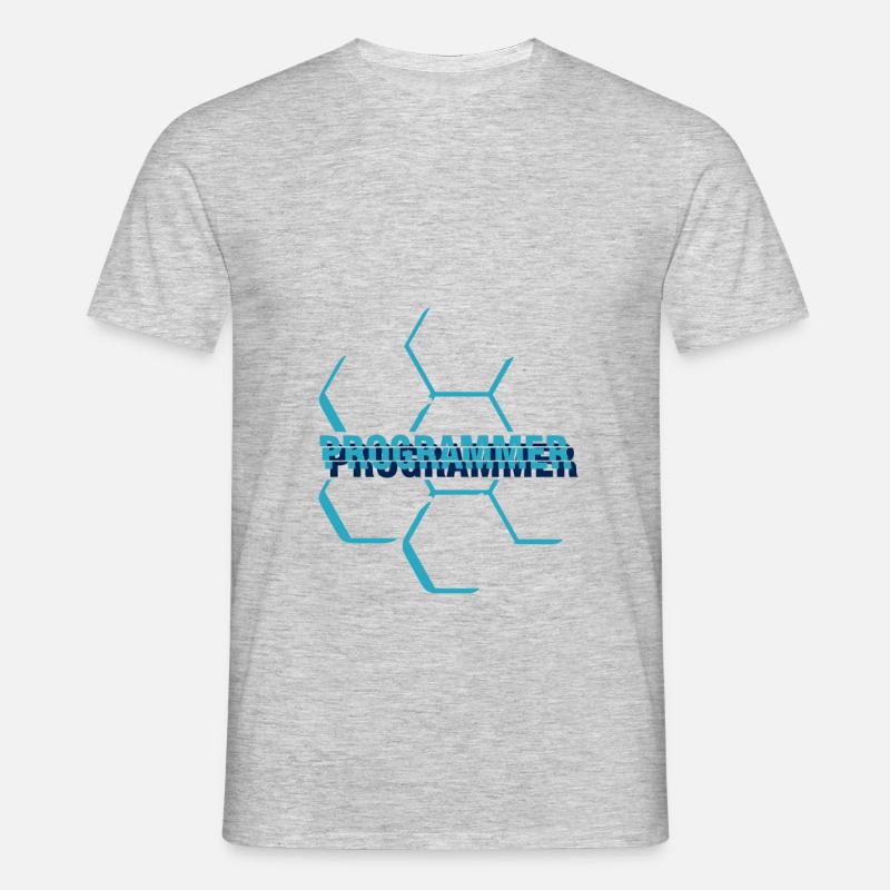 Computer programmer - Programmierer - Männer T-Shirt - Grau meliert