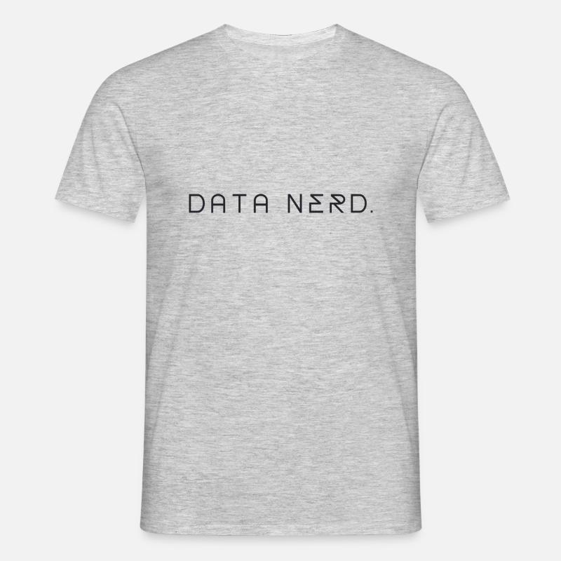"Data Nerd" | Data Scientist - Men's T-Shirt - heather grey