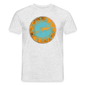 "Baleares spain" (beidseitig bedruckt!) - Männer T-Shirt - Grau meliert - Vorne - AI Model Male 178 dark (178cm)