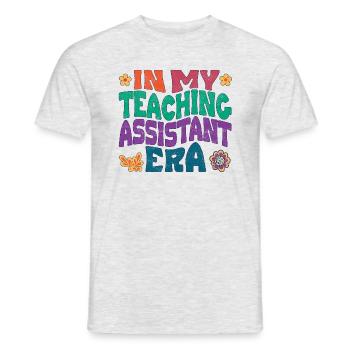 In my Teaching Assistant era - Men's T-Shirt - heather grey - Front - AI Model Male 178 dark (178cm)