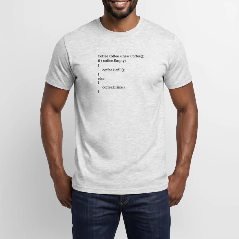 "Coffee and Code" | Programmers, programmers Men's T-Shirt