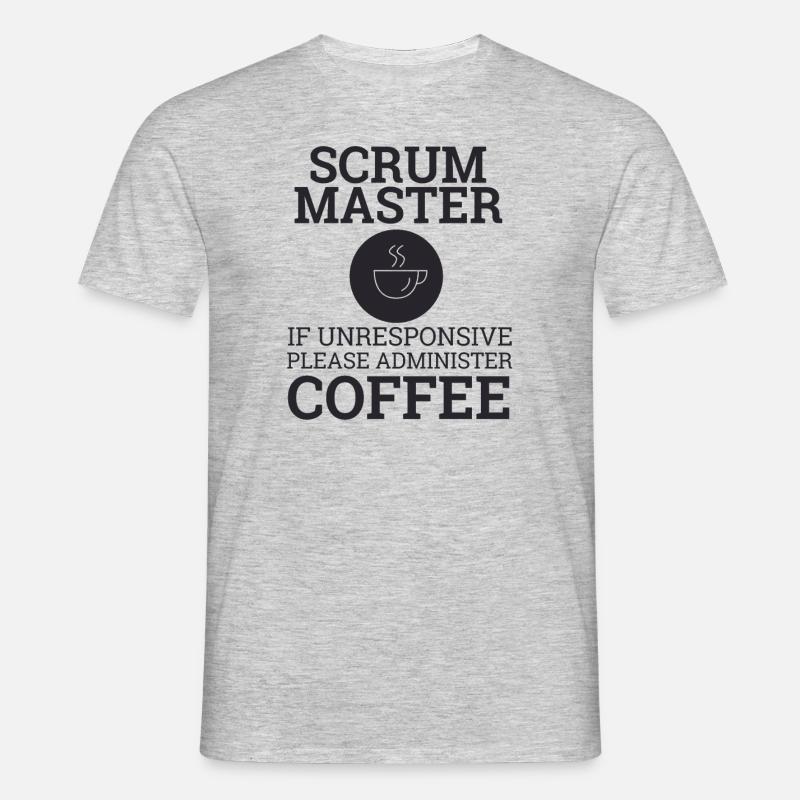 "Scrum Master" | Scrum Master - Men's T-Shirt - heather grey