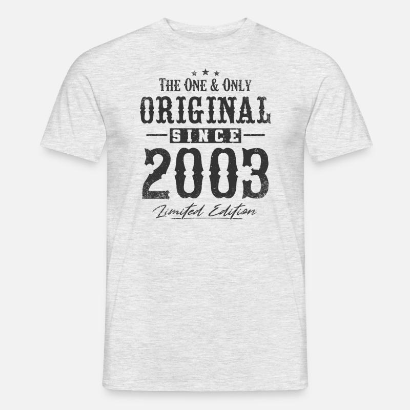 Original seit 2003 - Männer T-Shirt - Grau meliert