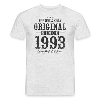 Original depuis 1993 - T-shirt homme - gris chiné - Devant - AI Model Male 178 dark (178cm)