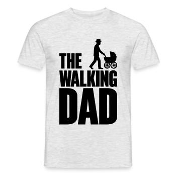 Der Walking Dad Geschenke für Männer - Männer T-Shirt - Grau meliert - Vorne - AI Model Male 178 dark (178cm)