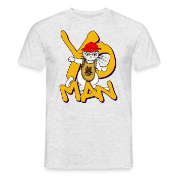 Bald and Beautiful - USA Patiot Design - Männer T-Shirt - Grau meliert - Vorne - AI Model Male 178 dark (178cm)