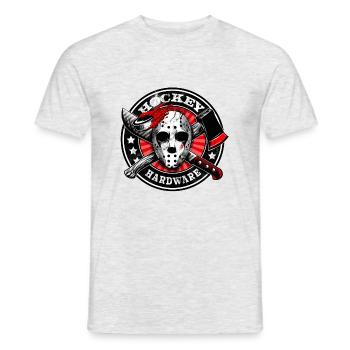 Hockey Blood Sport - Männer T-Shirt - Grau meliert - Vorne - AI Model Male 178 dark (178cm)