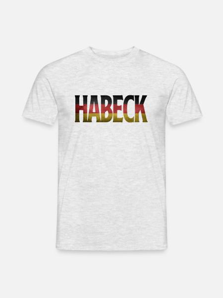 Habeck 2021 Kanzler Grüne Wahl Politiker Kandidat - Männer T-Shirt - Grau meliert