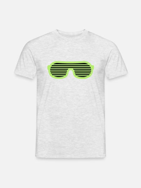 Party Glasses - Men's T-Shirt - heather grey