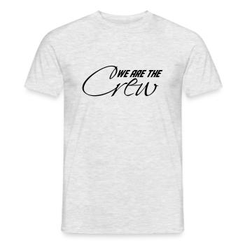 We are the Crew - Männer T-Shirt - Grau meliert - Vorne - AI Model Male 178 dark (178cm)