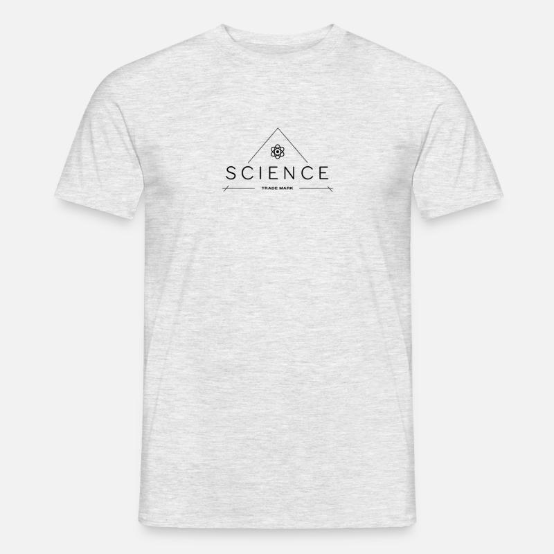 scienza - T-shirt uomo - grigio melange