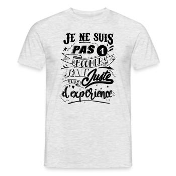 Je ne suis pas boomer - T-shirt homme - gris chiné - Devant - AI Model Male 178 dark (178cm)