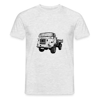 Camion W50 LA - T-shirt homme - gris chiné - Devant - AI Model Male 178 dark (178cm)