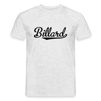 biilard - Men's T-Shirt - heather grey - Front - AI Model Male 178 dark (178cm)