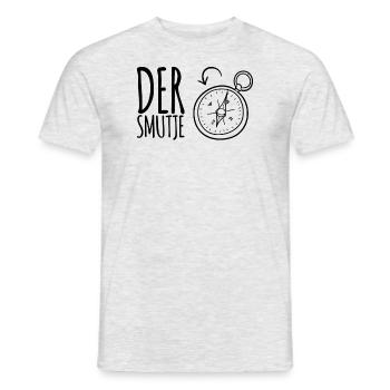 Der Smutje - Männer T-Shirt - Grau meliert - Vorne - AI Model Male 178 dark (178cm)