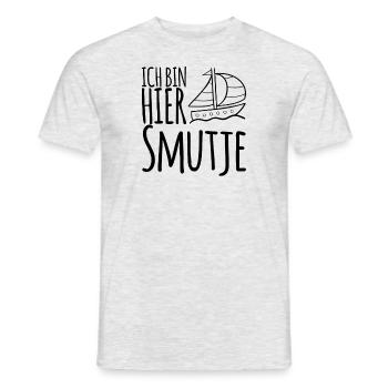 Ich bin hier Smutje - Männer T-Shirt - Grau meliert - Vorne - AI Model Male 178 dark (178cm)