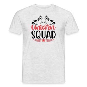 Unicorn Squad Unicorn - T-shirt homme - gris chiné - Devant - AI Model Male 178 dark (178cm)
