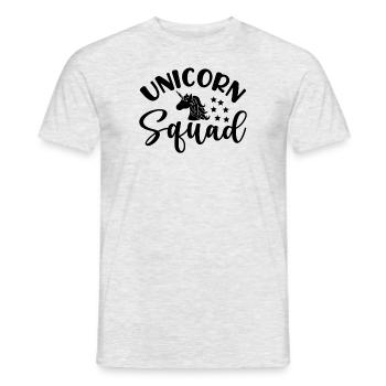 Unicorn Squad Unicorn - T-shirt homme - gris chiné - Devant - AI Model Male 178 dark (178cm)