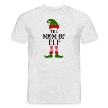 La mère elfique - T-shirt homme - gris chiné - Devant - AI Model Male 178 dark (178cm)
