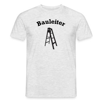 Bauleiter Baustellenleiter - Männer T-Shirt - Grau meliert - Vorne - AI Model Male 178 dark (178cm)