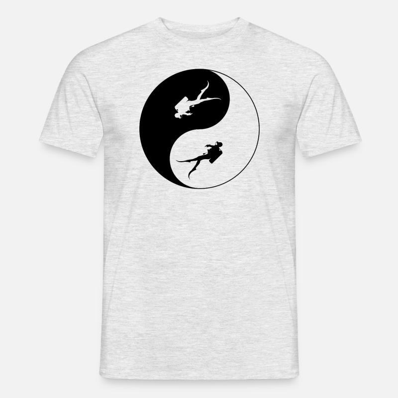 Tauchen Dive Diver - Männer T-Shirt - Grau meliert