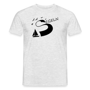 segeln Segelschiff Segler - Männer T-Shirt - Grau meliert - Vorne - AI Model Male 178 dark (178cm)