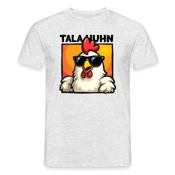 TALAHUHN Drôle Dicton Mème Carnaval de rap allemand - T-shirt homme - gris chiné - Devant - AI Model Male 178 dark (178cm)