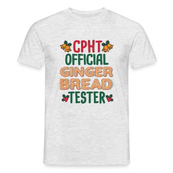 CPhT Weihnachten Certified Pharmacy tech Xmas - Männer T-Shirt - Grau meliert - Vorne - AI Model Male 178 dark (178cm)