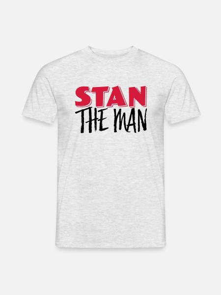 Stan l'homme! - T-shirt homme - gris chiné