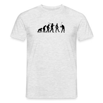 Golf Evolution Golfer - Männer T-Shirt - Grau meliert - Vorne - AI Model Male 178 dark (178cm)