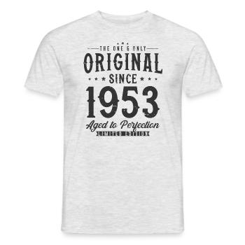 Original 1953 vintage vintage retro birthday - Men's T-Shirt - heather grey - Front - AI Model Male 178 dark (178cm)