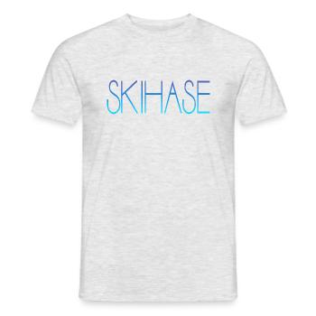 Skihase - Männer T-Shirt - Grau meliert - Vorne - AI Model Male 178 dark (178cm)