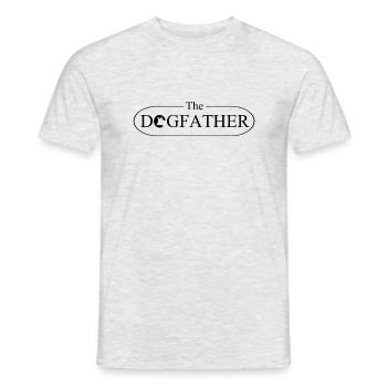 The Dogfather Hund Hundesitter - Männer T-Shirt - Grau meliert - Vorne - AI Model Male 178 dark (178cm)