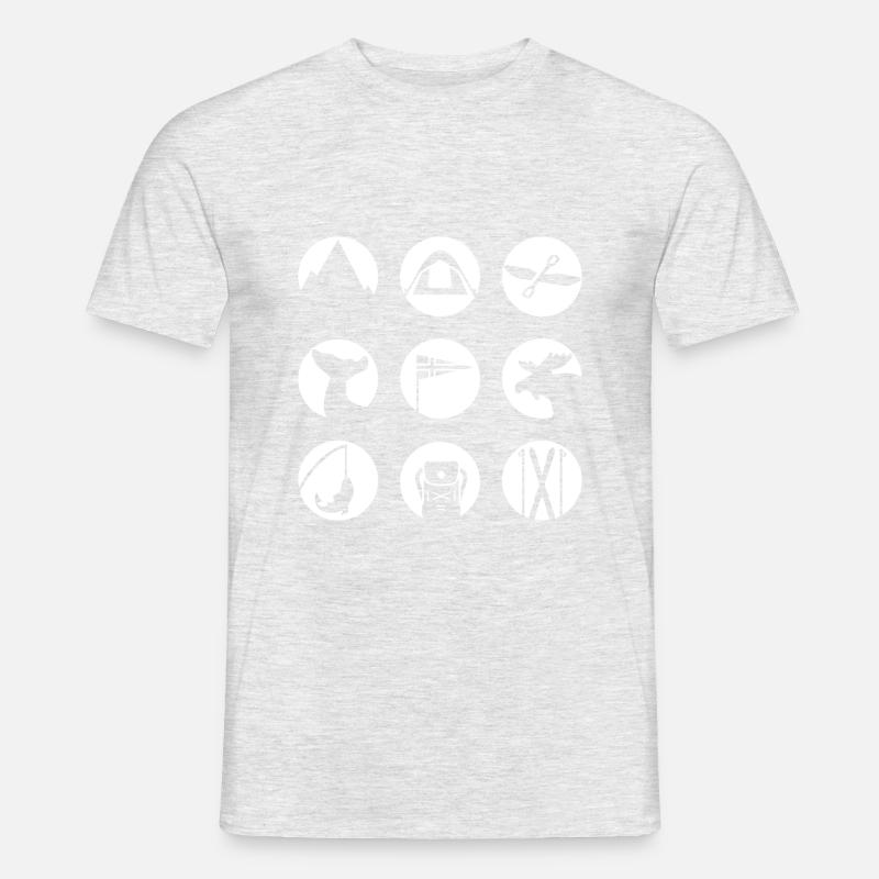 Typical Norway - Männer T-Shirt - Grau meliert