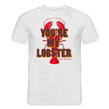 Friends You're My Lobster Quote - Men's T-Shirt - heather grey - Front - AI Model Male 178 dark (178cm)