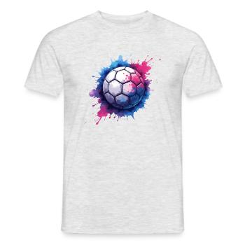 handball geschenkideen - handbälle - Männer T-Shirt - Grau meliert - Vorne - AI Model Male 178 dark (178cm)