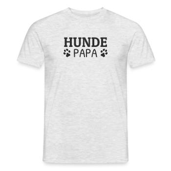 Best Dog Dad in the World! Dog Pa Pet Dog Trainer - Men's T-Shirt - heather grey - Front - AI Model Male 178 dark (178cm)