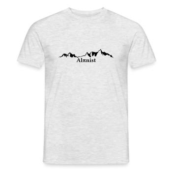 Alpiniste - T-shirt homme - gris chiné - Devant - AI Model Male 178 dark (178cm)