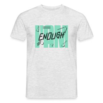 I Am Enough - Männer T-Shirt - Grau meliert - Vorne - AI Model Male 178 dark (178cm)