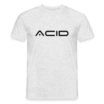 ACIDE 1 - T-shirt homme - gris chiné - Devant - AI Model Male 178 dark (178cm)