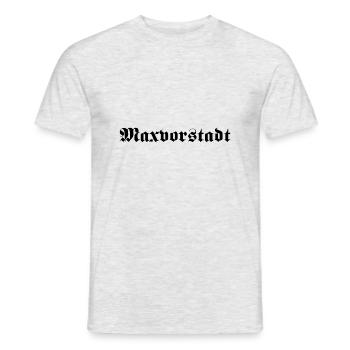 Maxvorstadt - Männer T-Shirt - Grau meliert - Vorne - AI Model Male 178 dark (178cm)