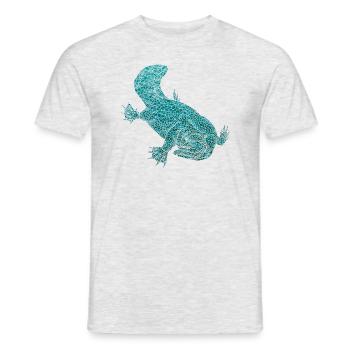Bec d’abel - T-shirt homme - gris chiné - Devant - AI Model Male 178 dark (178cm)