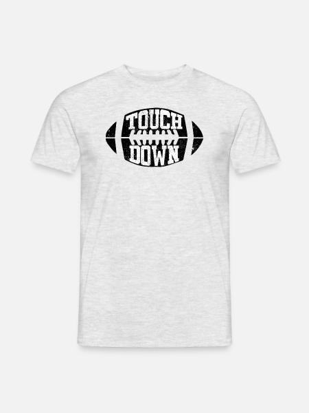 American Football - Männer T-Shirt - Grau meliert